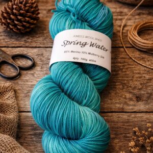 Hand dyed 4ply Merino Silk