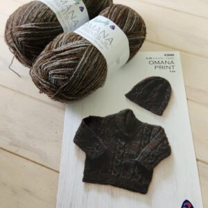 Sweater and Hat Knitting Kit. 6mths to 3yrs